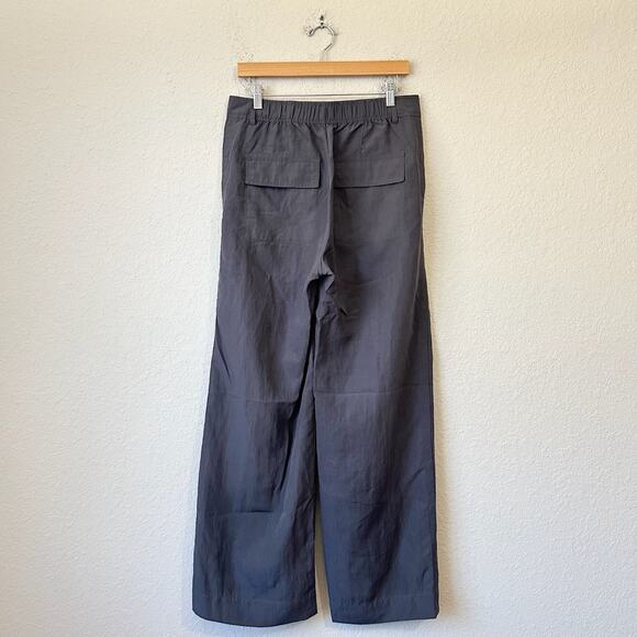 VINCE Utility Pants Taupewood Lightweight Wide Leg HR Relaxed Fit - Picture 2 of 14